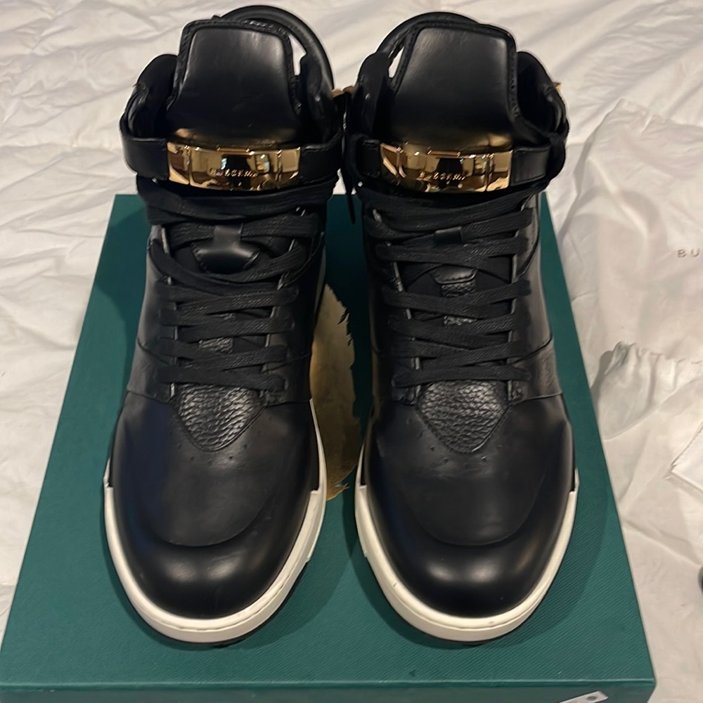 Buscemi Mens Leather Sneaker